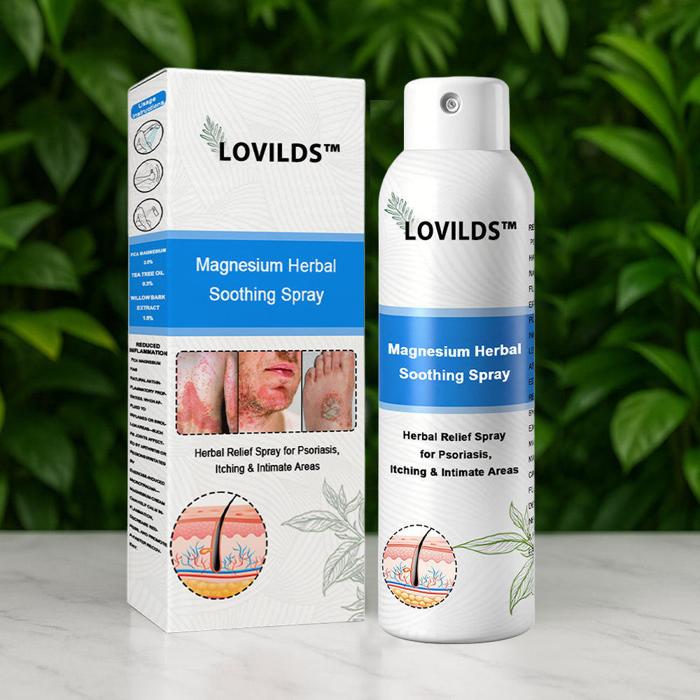 đOfficial Store: LOVILDS⢠Magnesium Herbal Psoriasis Sprayđ